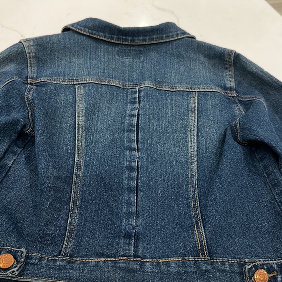 Chiqle Denim Architect Cropped Jean Jacket - Picture 6 of 6